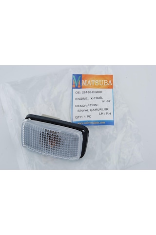 Nissan Xtrail 2001-2007/terrano 1992-2005 R/l Beyaz Çamurluk Sinyali 26160eq000