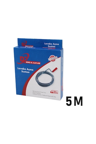 Spiral Esnek Yay Lavabo Gider Açıcı 5 M Çok Renkli