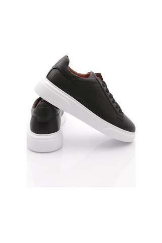 Dgn Leo Erkek Sneakers Ayakkabi Siyah Floater Beyaz