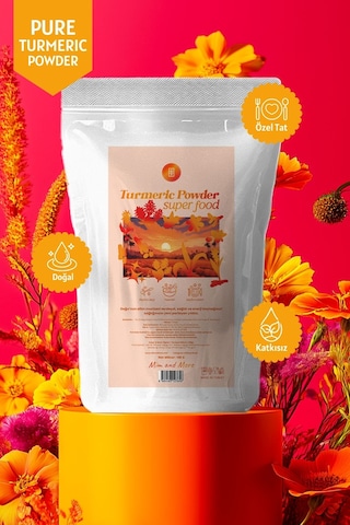 Doğal Zerdeçal Tozu - Superfood Turmeric Powder, 100 G