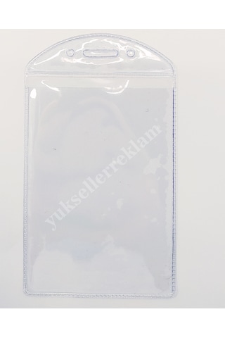 Yaka Kartı Poşeti Kimlik Boy Dikey 11X6.1 CM 100 Adet