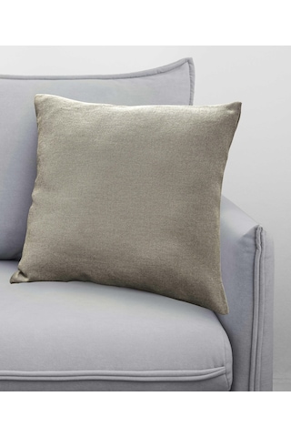 Melodie Keten Kırlent Kılıfı Kahverengi 45x45 Cm