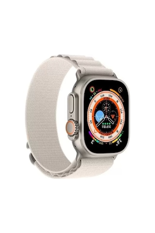 Apple Uyumlu Watch 10 Serisi 46mm Redclick Krd74 Metal Toka Hasır Kordon