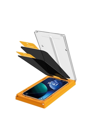 Buff Apple Uyumlu iPhone 17 Pro Max/16 Pro Max 5d Privacy Easyfit 2 Adet Ekran Koruyucu