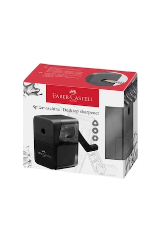 Faber Castell Basic Masa Üstü Kalemtraş - Siyah