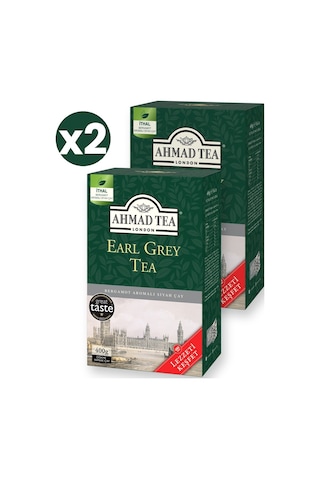 Ahmad Tea Earl Grey 400 G Dökme Çay 2'li Ekonomik Paket Toplam 800 Gram Dökme Çay