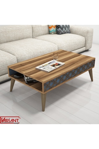 Variant City Orta Sehpa Ceviz-Kalsedon