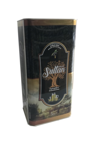 Sultan Zeytinyağ Soguk Sıkım Natürel Sızma Zeytinyağı Teneke 5 L
