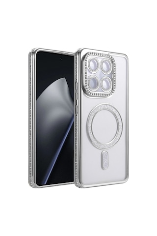 Newface Xiaomi Mi 17t Joke Simli Magneticsafe Kılıf - Gümüş Diğer