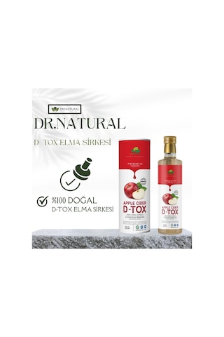 Dr. Natural Elma Özlü  Sirkesi 2 x 250 ML