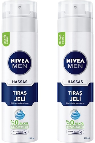 Nivea Men Hassas Tıraş Jeli 2 x 200 ML