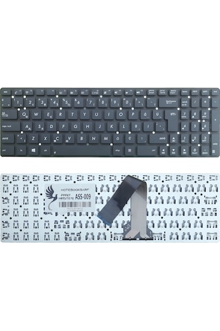Asus Uyumlu K55VJ-SX077D, K55VM-SX034R Klavye (Siyah)