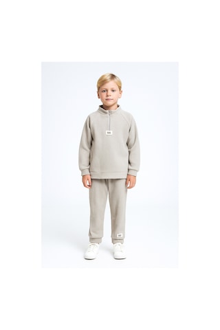 Monox Erkek Çocuk Reglan Kol Fitilli Polar Takım Taş