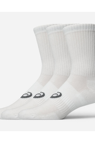Asics 3 Pack Crew Sock Beyaz Koşu Çorabı 3033c298-100