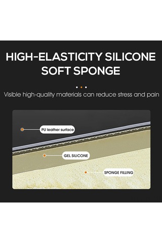 Yifomall Bisiklet Jokosu Silikonlu Konforlu Saddle, Faro Takılabilir, Dağ Bisikleti İçin, Yuvarlak Desenli Silikon Tipi Çok Renkli