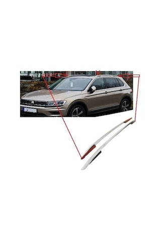 Volkswagen Tiguan 2016 Sonrası Tavan Çıtası Gümüş