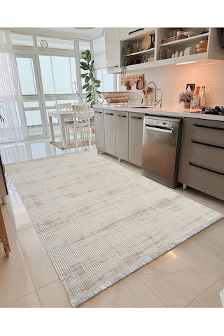 %100 Akrilik Makine Kesme Yolluk Mutfak Koridor Salon Yatak Odası Halısı Neh3