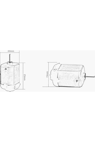 10 Adet Dc Motor Deney Motoru 3v 6v Motor Yüksek Devir Dinamo Motor D.m