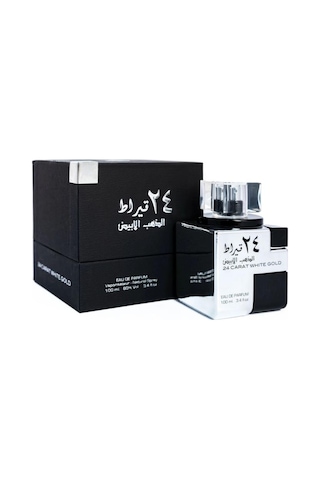 Lattafa 24 Carat White Gold Unisex Parfüm EDP 100 ML