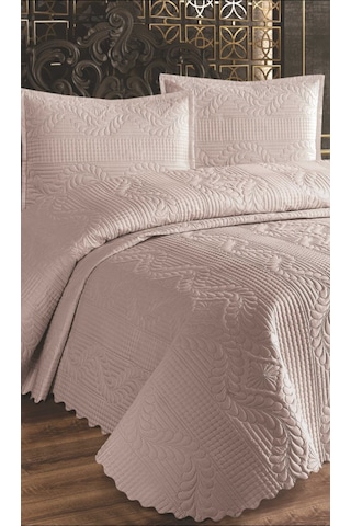 Jumbo Soft 3 Parça Çift Taraflı Pike Takımı Bej