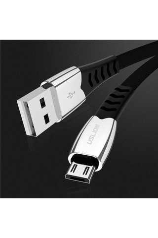Ios Mikro Tip-c Kablo İçin 1.8m Yıldırım Usb Şarj Cihazı Şarj Veri Senkronizasyon Kablosu Micro Mavi