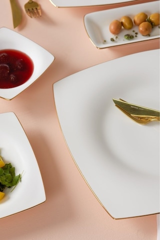 Karaca Fine Pearl Ragusa 26 Parça 6 Kişilik Kahvaltı Takımı Gold