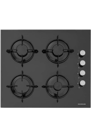 Silverline BO6502B02-CS5335B01-3457 Soho Cam Ankastre Set Siyah