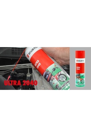 Würth Ultra 2040 Çok Amaçlı Yağlama Spreyi 500 ML Büyük Boy