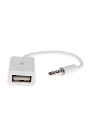 Usb To Aux Kablo Stereo Dişi Ses 3.5mm Mp3 Player Telefon Otg Kulaklık