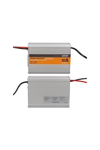 12v 10a Akıllı Hızlı Akü Şarj Cihazı, Analog Amper Göstergeli, 125x90x55mm