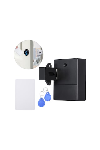 Suofeng Gizli Rfıd Dolap Kilit - Ahşap Dolap/çekmece/depolama Kutusu İçin - 2 Anahtar + Kart İle Güvenlik - Dıy Kurulum - Pil Yok