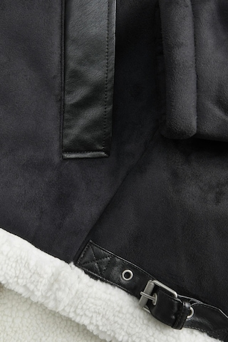 Jack & Jones Cole Aviator Erkek Mont Pilot Stil Kaban Siyah