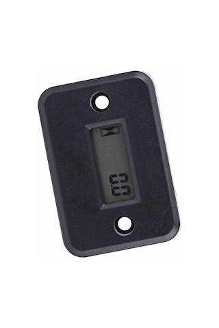 Ximistore9 Hm016a Siyah Jeneratör Motor Saatleri - Kablosuz Titreşim Aktifli Lcd Ekranlı Su Geçirmez Çalışma Süre Takip Cihazı