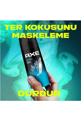 2 Adet Axe Ice Chill Erkek Deodorant Sprey 150 Ml