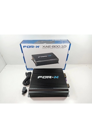 For-x Mono Amfi For-x Xae-800.1d Bass Anfisi 800 Rms Bass Kontrollü Mono Anfi