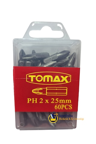 Tomax Ph2 X 25 Mm Bits Uç 60 Adet