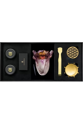 Touch Of Oud Purple Cabbage Burner Hediye Seti, Bukhoor Ve Dukhoon Tütsü Seti Oda Kokuları Mor Diğer