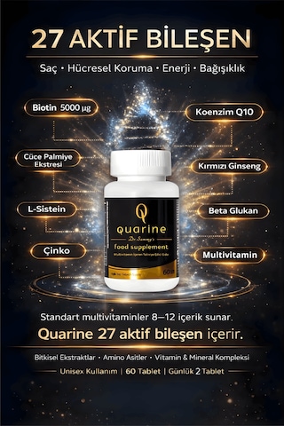 Dr. Sammy's Quarine 2 Aylık Saç Bakım Seti 2 Serum+1