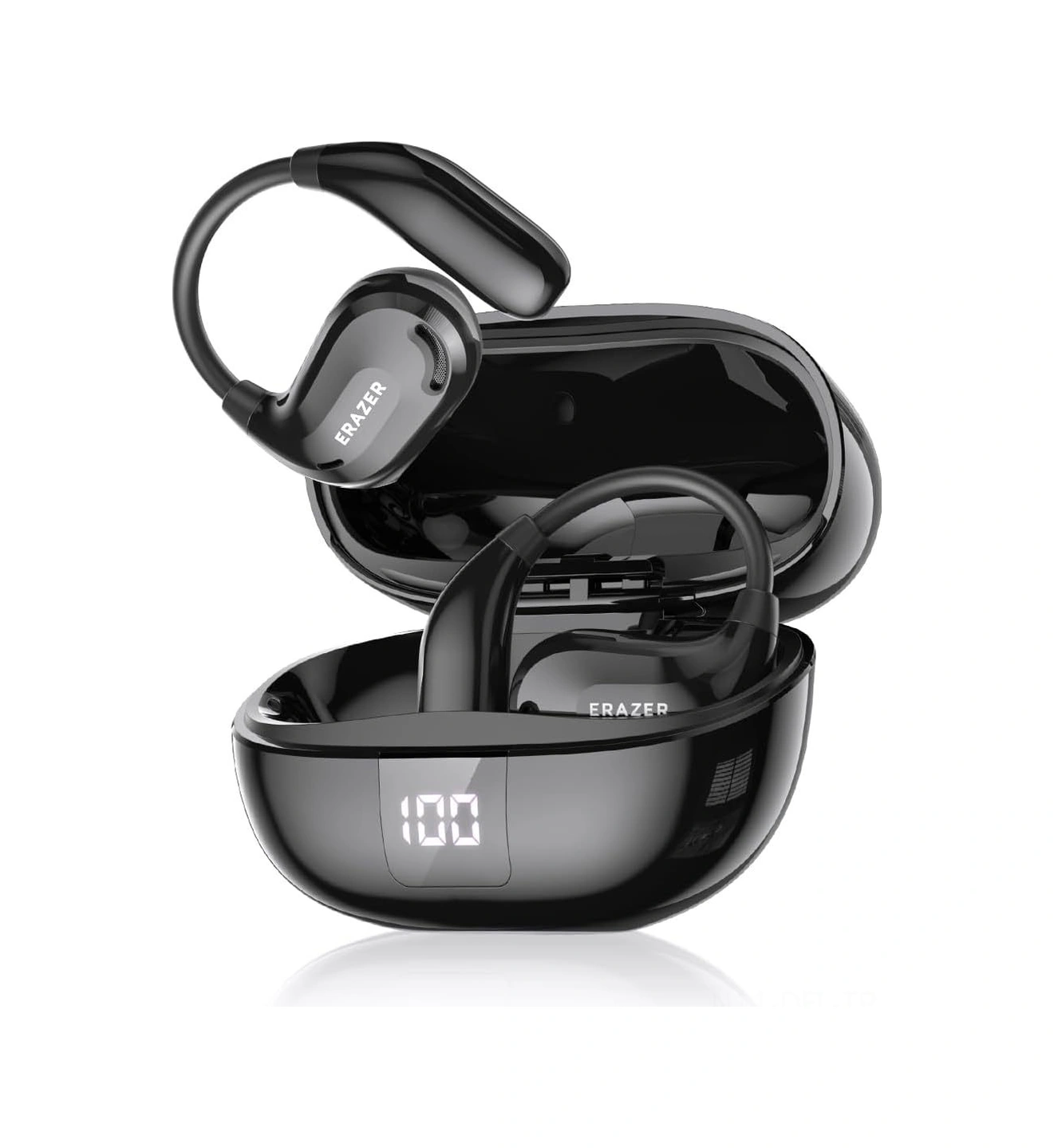 Dofolink Xt66pro Açık Kulaklı Bluetooth Kulaklık - Aı Canlı Çeviri 135 Dil, Uzun Pil Ömrü, 5.4 Versiyon, Ticaret Ve Seyahat İçin, Demir Gri