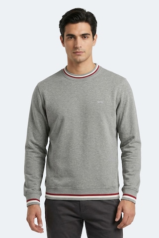 Slazenger Keystone I Erkek Gri Sweatshırt