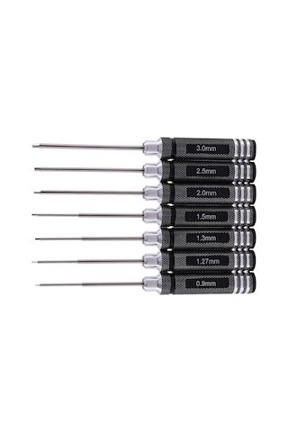 Cc Globall 0.9/1.27/1.3/1.5/2.0/2.5/3.0mm Beyaz Çelik Altıgen Tornavida Aracı Kiti Rc Helikopter Araba Drone Uçak Modeli Tamir Araçları