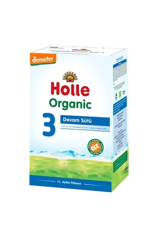 Holle Organik 3 Devam Sütü 12+ Ay 600 G