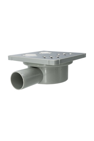 Mesa Teknik Yandan Çıkışlı Koku Önleyicili Yer Süzgeci 10 x 10 CM