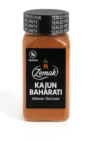 Zemak Kajun Baharatı 175 G %100 Glutensiz - Hafif Aromalı Cajun Karışımı - Özel