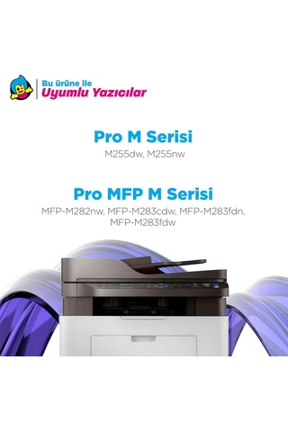 Hp 207x - W2212x Uyumlu Toner Sarı - Çipli / Hp Color Laserjet Pro M255dw / M255nw /m282nw /m283cdw /m283fdn /m283fdw