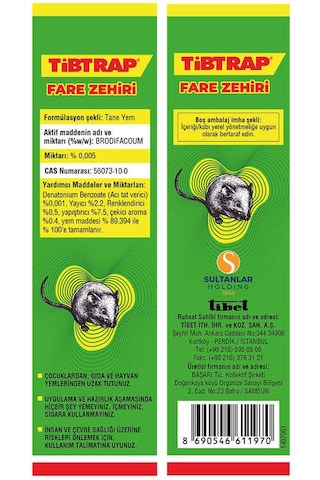 Tibtrap Fare Zehiri Buğday 2x125 g