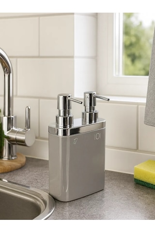 Prımanova Mutfak Deterjanı İçin Dispenser, Sabun İçin. Please Note That The Best Translation For Your Text May Vary De Gri