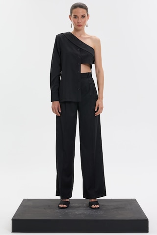 Rebellion Simone Pants Siyah Beyaz Çizgili