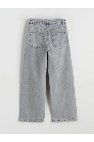 Lc Waikiki Karışık Wideleg Taşlı Kız Çocuk Jean Pantolon Karısık