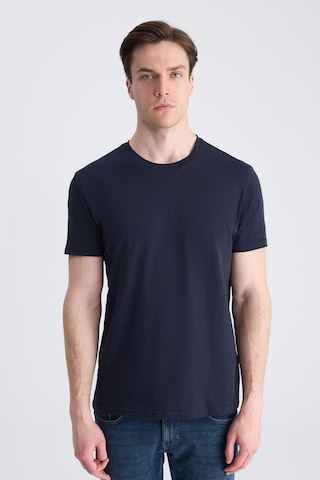 Twn Slim Fit Lacivert Düz %100 Pamuklu T-shirt 4ec1447011072 101